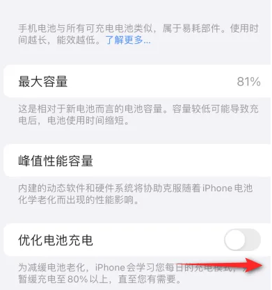 石鼓苹果15维修分享iPhone15充电到80%就充不进电了怎么办 