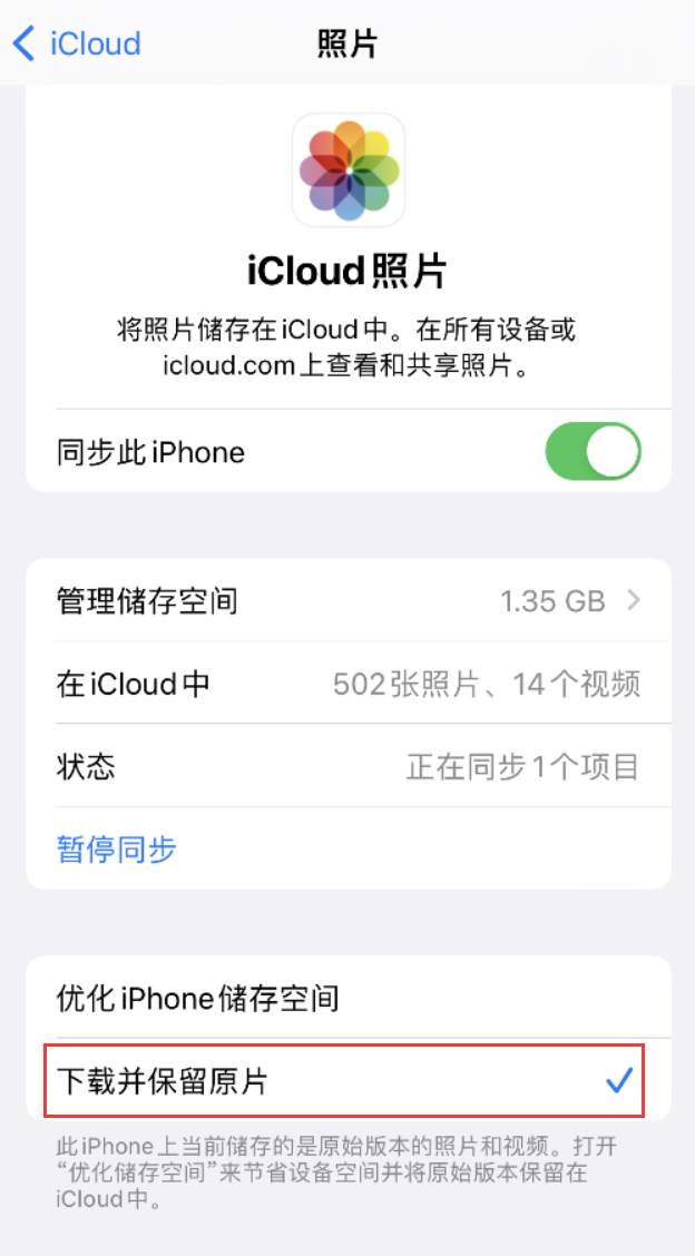 石鼓苹果手机维修分享iPhone 无法加载高质量照片怎么办 